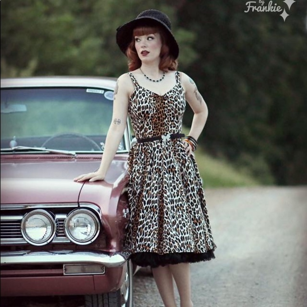 Trashy Diva Annette Dress-1950s Pinup Swing Dress